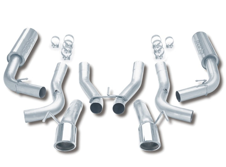 Borla Catback Exhaust System with 2.5in Inlets for 96-02 Viper GTS/R/T-10