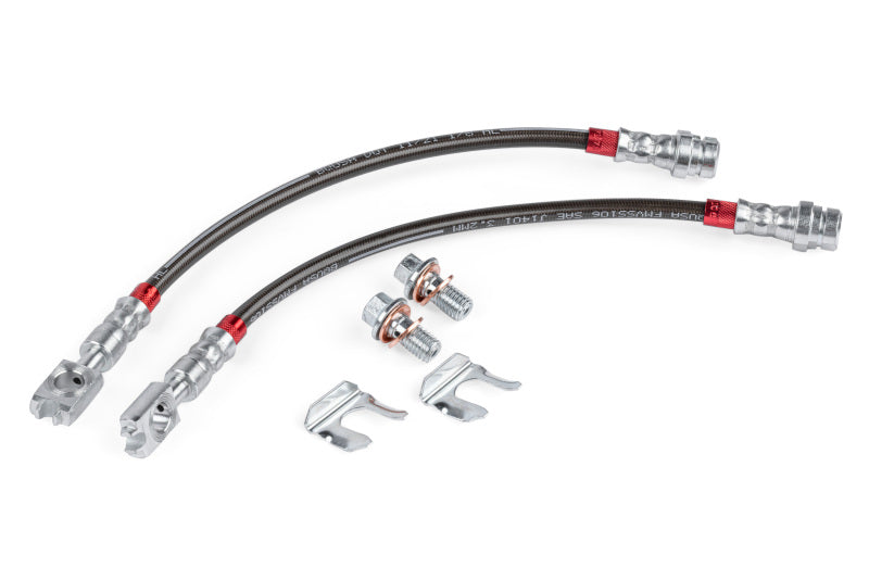 APR Rear Braided Stainless Steel Brake Line Set - Volkswagen GTI/Jetta 2015-2026