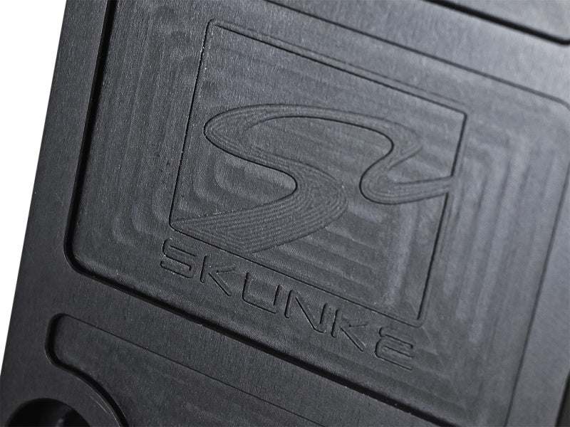 Skunk2 B-Series VTEC Black Anodized Block Off Plate for Acura Integra 1990-2001 and Honda Accord Civic CR-V Prelude 1986-2001