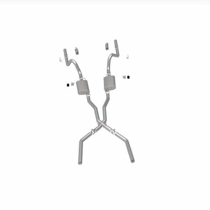 MagnaFlow 67-70 Mustang Exhaust System 2.50" Tru-X