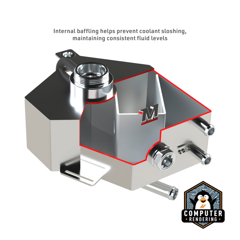 Mishimoto Aluminum Coolant Expansion Tank - Ford Fiesta ST 2011-2019 - Polished, image 8