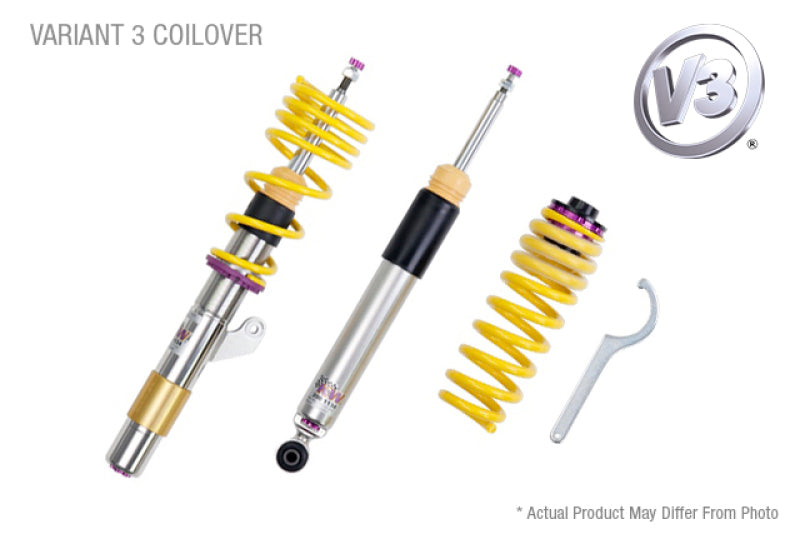 KW Coilover Kit V3 Honda Civic Coupe Hatchback Sedan with Rear Lower Fork Mounts