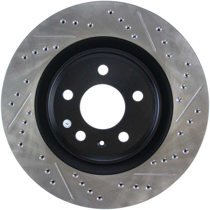 StopTech Slotted & Drilled Sport Brake Rotor for Audi A4 A5 A6 A7 A8 Q5 Q7 S4 S5 SQ5 2012-2023 - OneFastShop