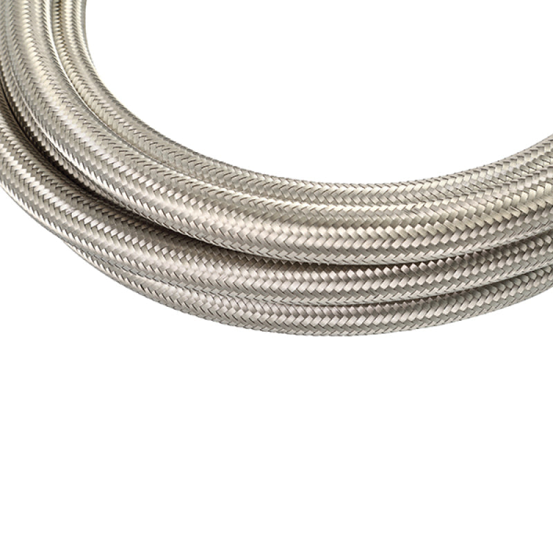 Braided Stainless Steel Hose 10Ft With 6AN Fittings