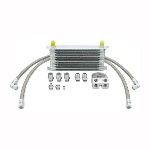 Mishimoto 13+ Non-Thermostatic Oil Cooler Kit for 2013–2018 Ford Focus ST – Silver - OneFastShop