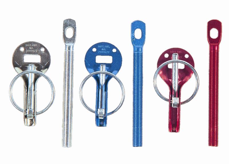 Sparco Hood Pin Set - Red, image 2