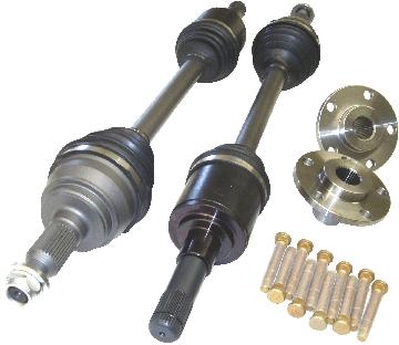 Driveshaft Shop Level 3 500HP Axle & Hub Kit - VW VR6 5-Speed 1993-1998, image 2