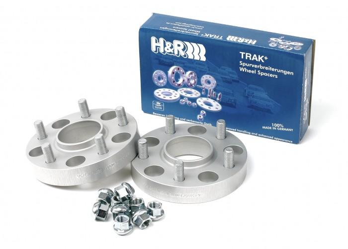 H&R Trak+ DRM 25mm Wheel Adapter 4x100 CB 54.1mm 12x1.5 - Toyota/Mazda 1986-2020 - Pair