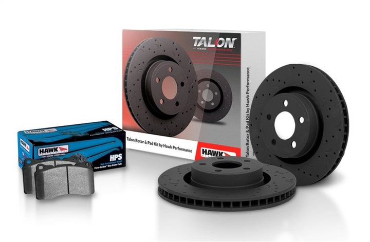 Hawk Performance Slotted & dimpled sport rotor - Front Ford Mustang (2000), view 2