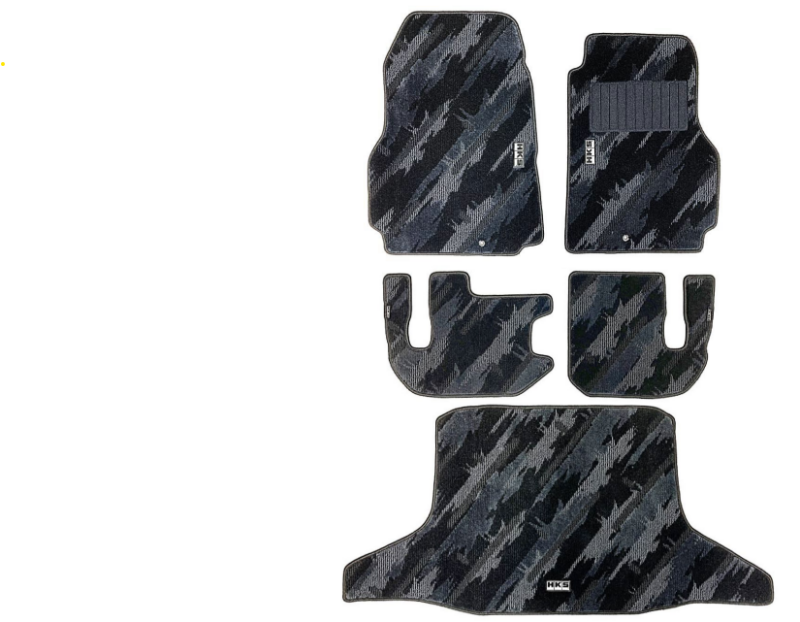 HKS Floor Mats - Nissan GT-R R35 Full Set (LHD)