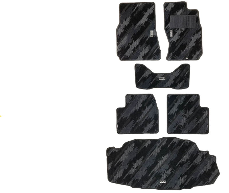 HKS Floor Mats - Nissan Skyline GT-R R34 Full Set (RHD)