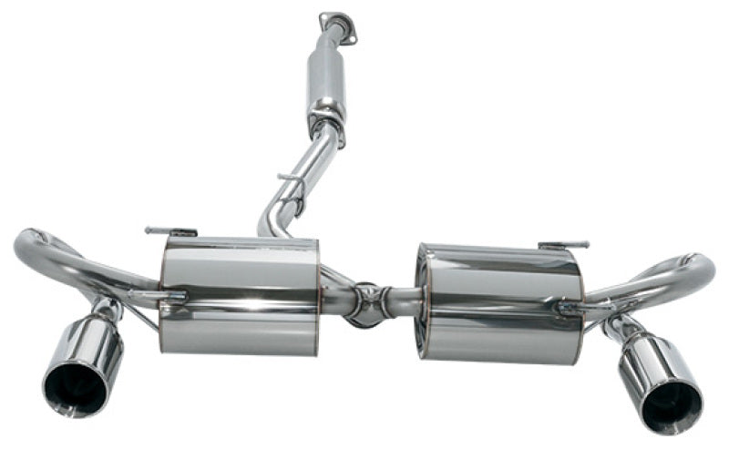 HKS LegaMax Sports Cat-Back Exhaust - Toyota 86 / Subaru Brz (ZN6/ZC6) Polished Tips, view 2