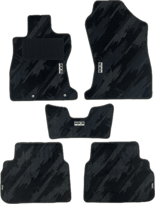 HKS Mono-Tone Oil Color LHD Floor Mat Full Set - Subaru WRX (VB) 2022-2026, view 3