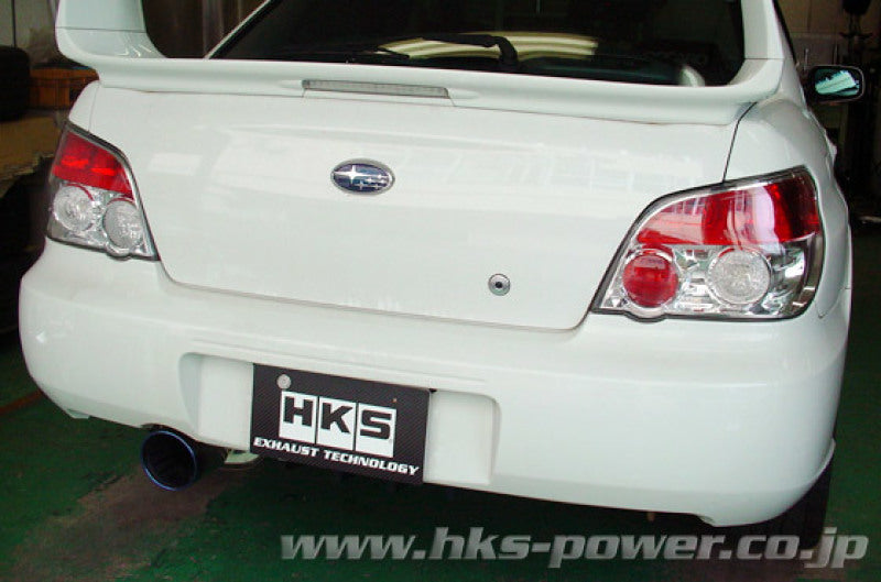 HKS Super Turbo Muffler Cat-Back Exhaust - Subaru Impreza Wrx Sti Gdb 2004-2007 (EJ207)