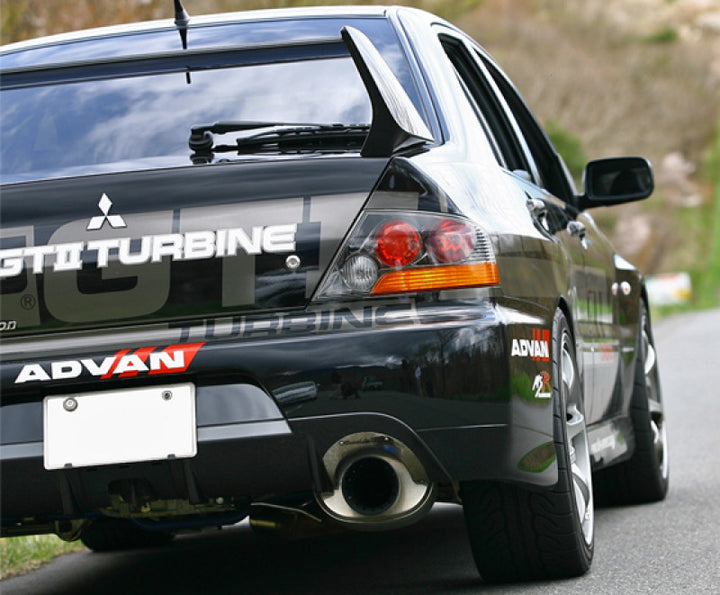 HKS Super Turbo Muffler Cat-Back Exhaust - Mitsubishi Lancer Evo IX 2005-2007 (4G63T MIVEC), view 2