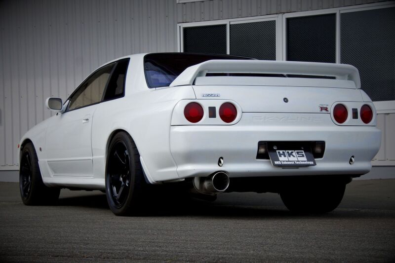 HKS Super Turbo Muffler Urban Matte Edition Exhaust - Nissan Skyline GT-R (BNR32) 1989-1994, view 2