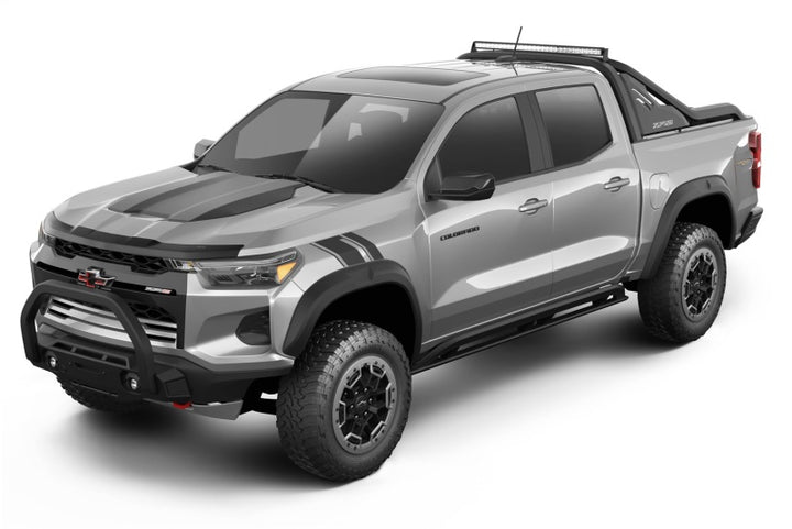Husky Liners Aeroskin Low Profile Hood Protector - Chevrolet Colorado ZR2 2023-2026 - Smoke, view 3