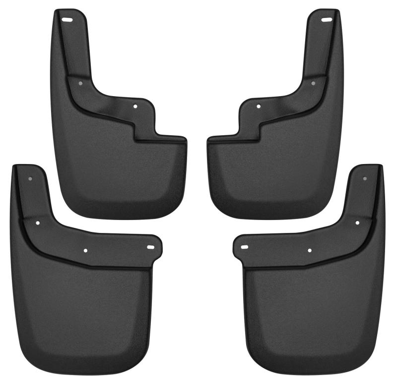 Husky Liners Chevy Colorado 2015-2022 with o Flares (Excl. ZR2) Front and Rear Mud Guards - Black
