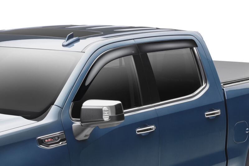 Husky Liners Ventvisor Low Profile Smoke - Chevrolet Silverado / GMC Sierra 1500 Crew Cab 2019-2026 (4pc)