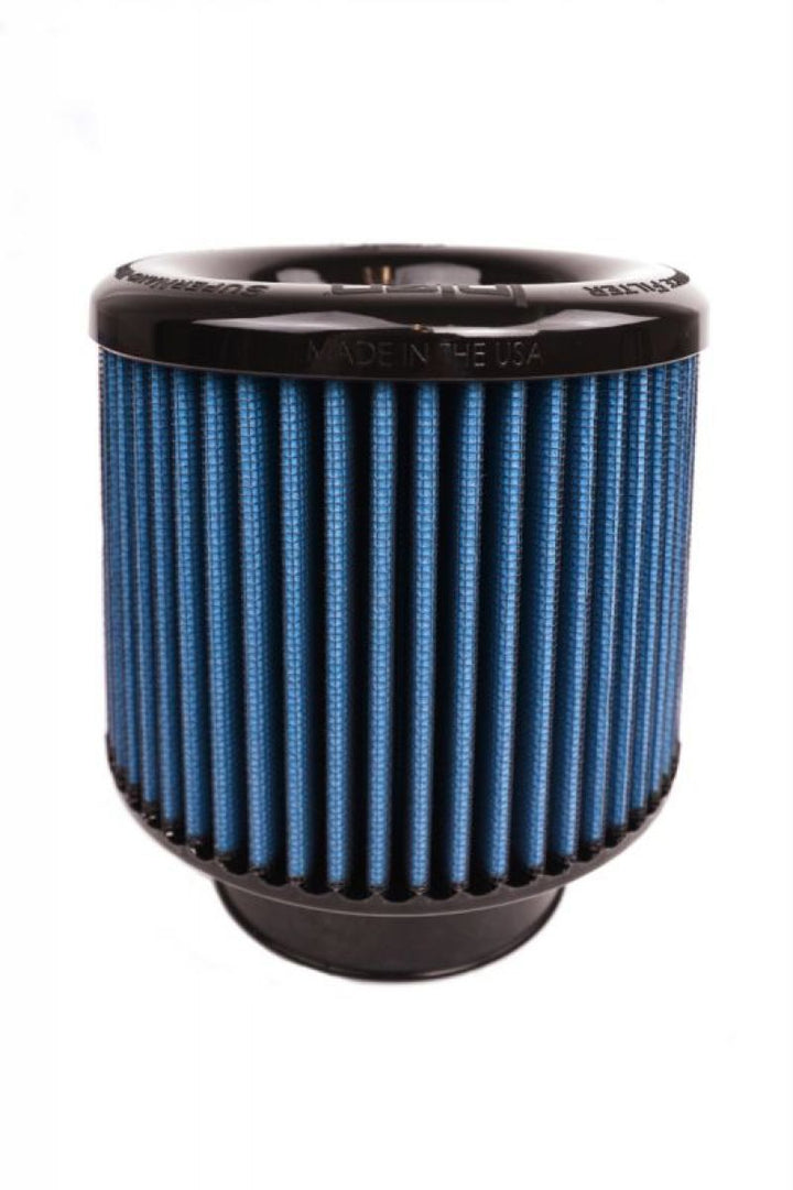 Injen AMSOIL Ea Nanofiber Dry Air Filter - 3.5in Flange ID / 6in Base / 5in Media Height / 5in Top