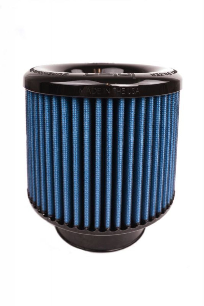 Injen AMSOIL Ea Nanofiber Dry Air Filter - 3.5in Flange ID / 6in Base / 5in Media Height / 5in Top