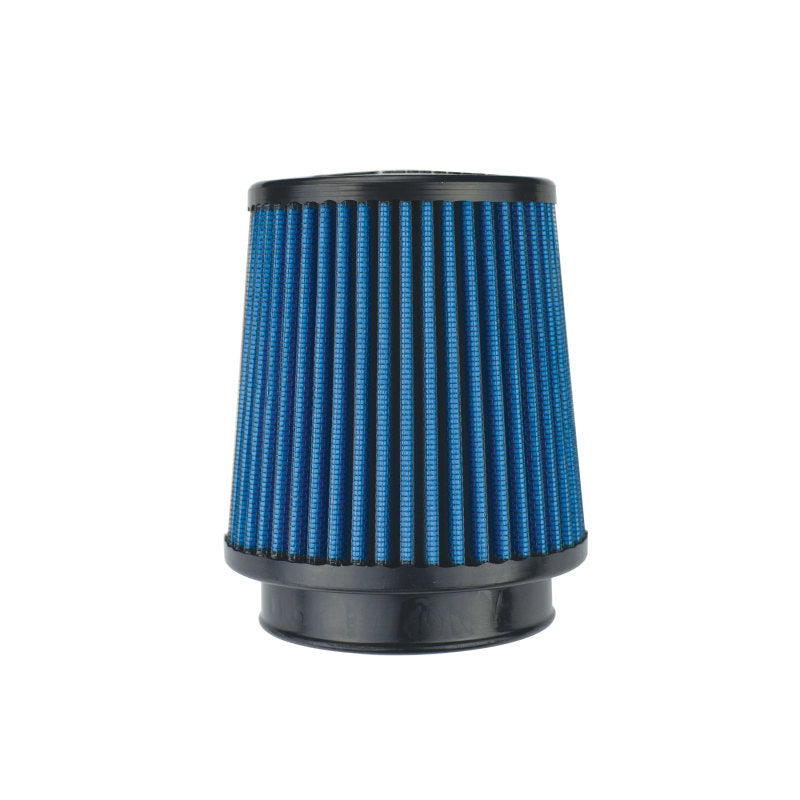 Injen AMSOIL Ea Nanofiber Dry Air Filter - 3in Flange ID / 4.75in Base / 4.875in Media Height / 4in Top
