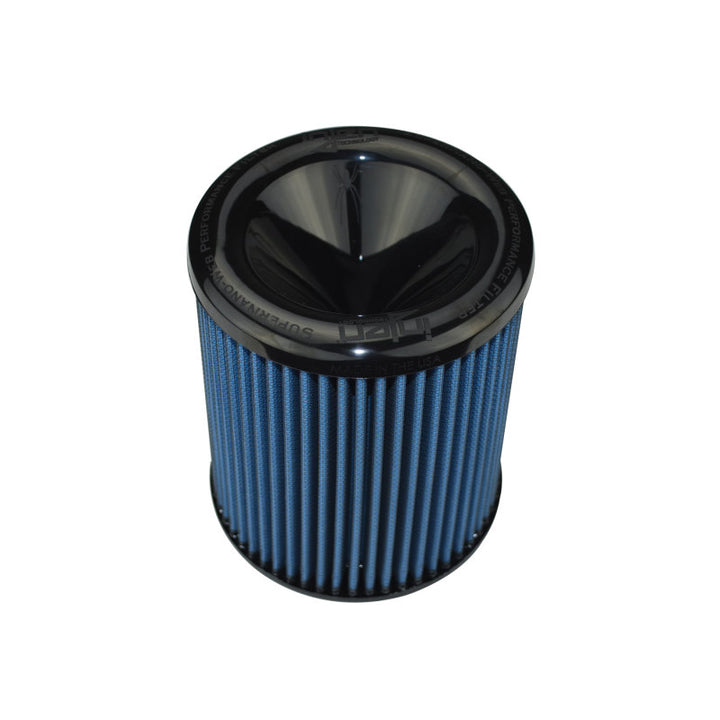 Injen AMSOIL Ea Nanofiber Dry Air Filter - 3.5in Flange ID / 6in Base / 6.875in Media Height / 5.5in Top, view 3
