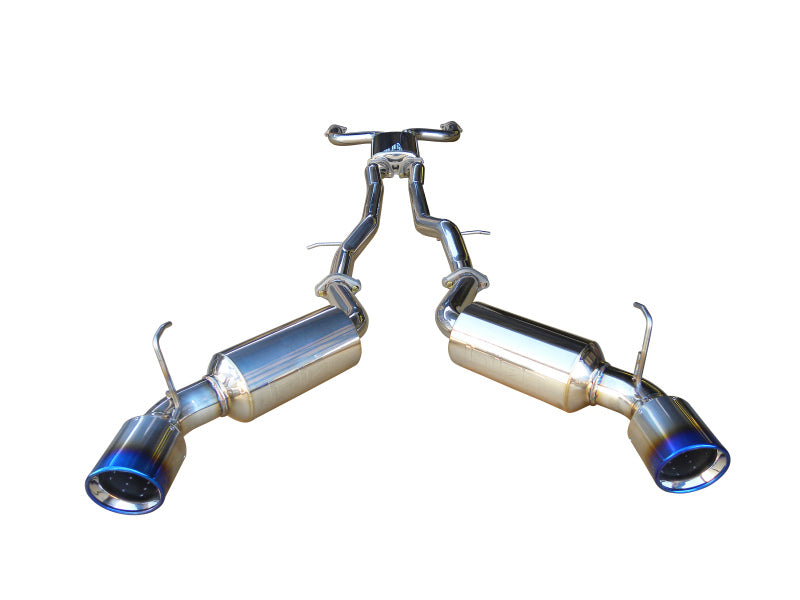 Injen Cat-Back Exhaust - Infiniti G37 RWD Coupe Only Steel V6-3.7L 2008-2013 - Titanium