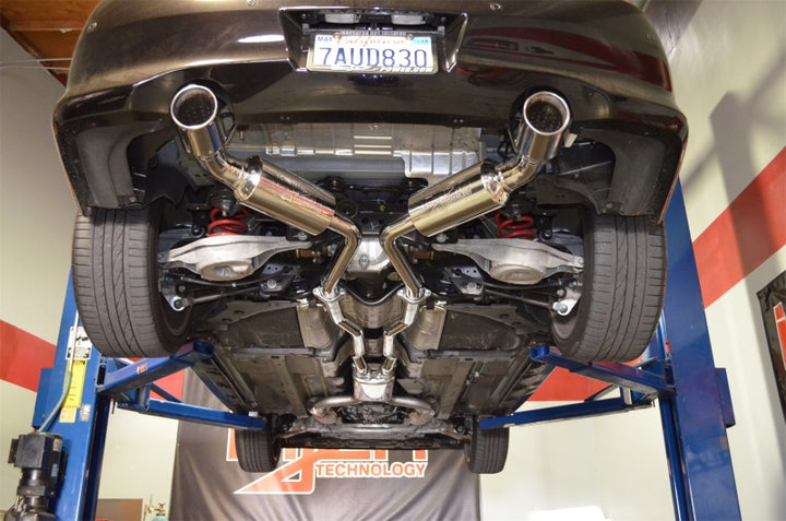 Injen Cat-Back Exhaust - Infiniti G37 RWD Coupe Only Steel V6-3.7L 2008-2013 - Titanium, view 2