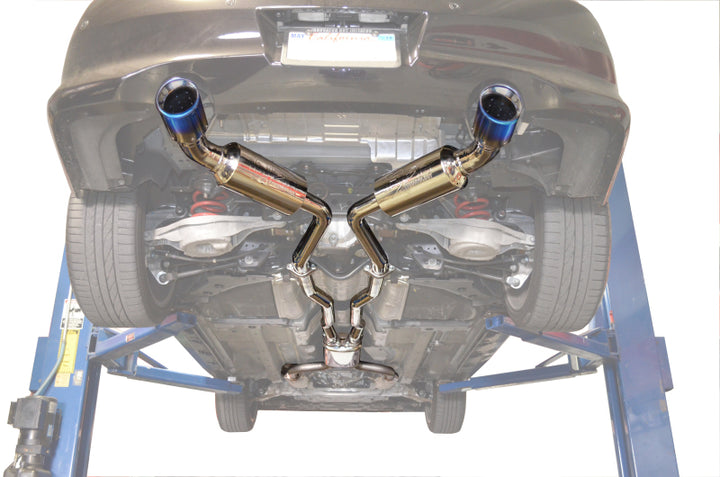 Injen Cat-Back Exhaust - Infiniti G37 RWD Coupe Only Steel V6-3.7L 2008-2013 - Titanium, view 3