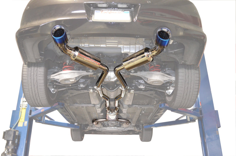 Injen Cat-Back Exhaust - Infiniti G37 RWD Coupe Only Steel V6-3.7L 2008-2013 - Titanium, view 3