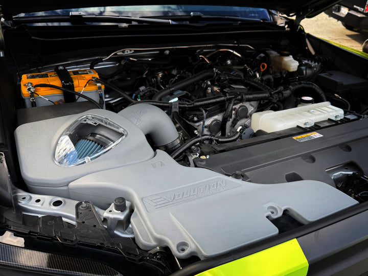 Injen Evolution Cold Air Intake - Toyota Tacoma L4-2.4L Turbo 2024-2026 - Cement Gray, view 2