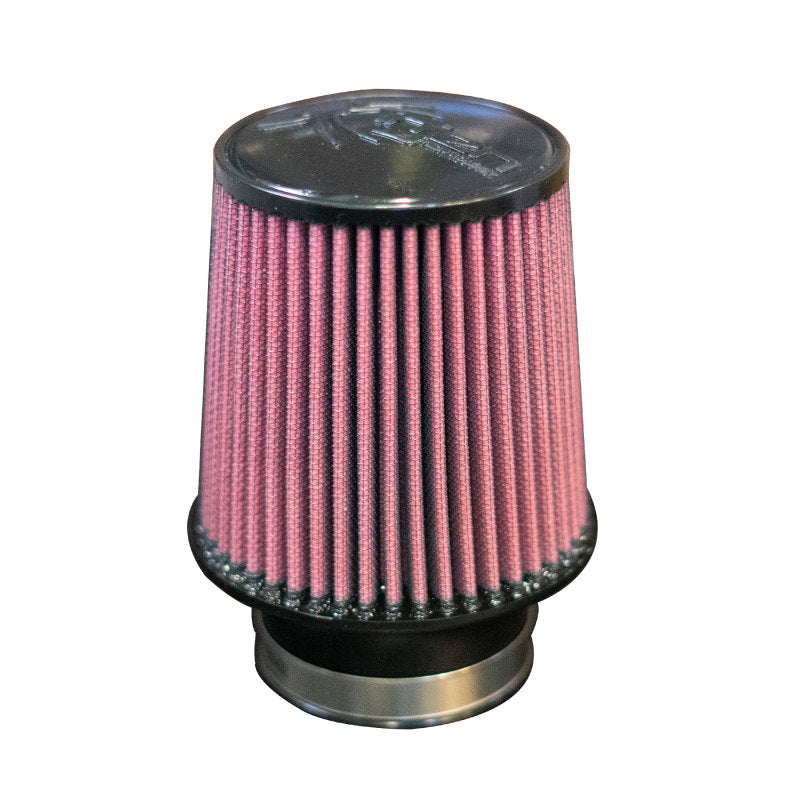 Injen High Performance Oiled Black Air Filter - 2.75in Flange / 5in Base / 5in Media Height / 4in Top - 40 Pleat