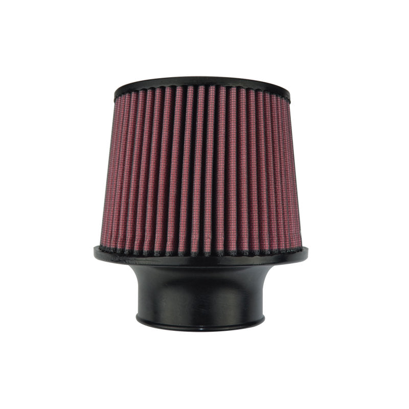 Injen High Performance Oiled Black Air Filter - 3in Flange / 6in Base / 5in Media Height / 5.3in Top
