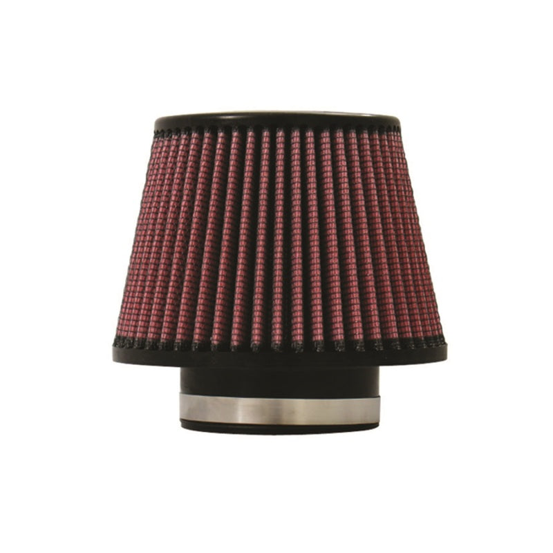 Injen High Performance Oiled Black Air Filter - 3.5in Flange / 6in Base / 5in Media Height / 5.35in Top
