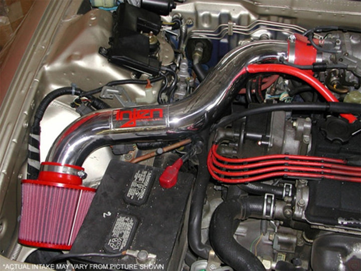 Injen IS Short Ram Intake - Acura Integra L4-1.8L 1990-1993 - Black, view 3