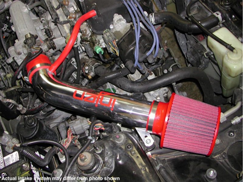 Injen IS Short Ram Intake - Honda Civic Si/DX/EX/LX L4-1.5L 1992-1995 - Black, view 3