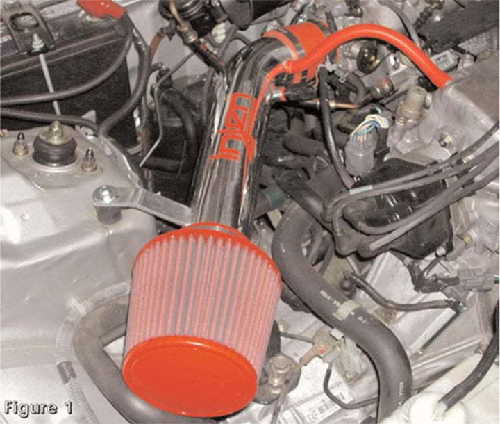 Injen IS Short Ram Intake - Honda Civic EL/EX/HX L4-1.6L 1996-1998 - Black, view 3