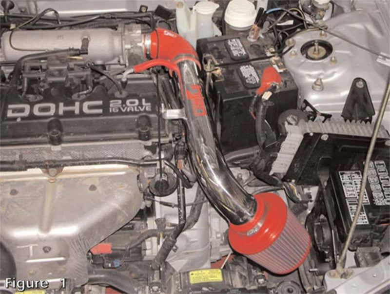 Injen IS Short Ram Intake - Mitsubishi Eclipse L4-2.0L 1995-1999 - Black, view 3