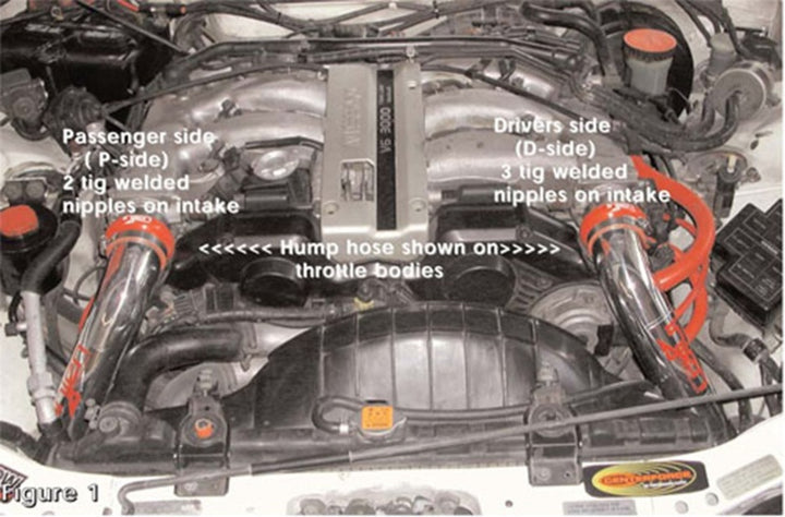 Injen IS Short Ram Intake - Nissan Pipe Only 300Z Non Turbo 1990-1996 - Polished, view 2