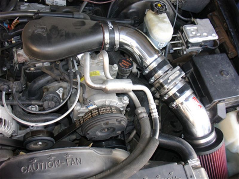 Injen Power-Flow Cold Air Intake - Chevrolet S10 / Blazer / GMC Sonoma / Jimmy 4.3L 1996-2005 - Wrinkle Black, view 3