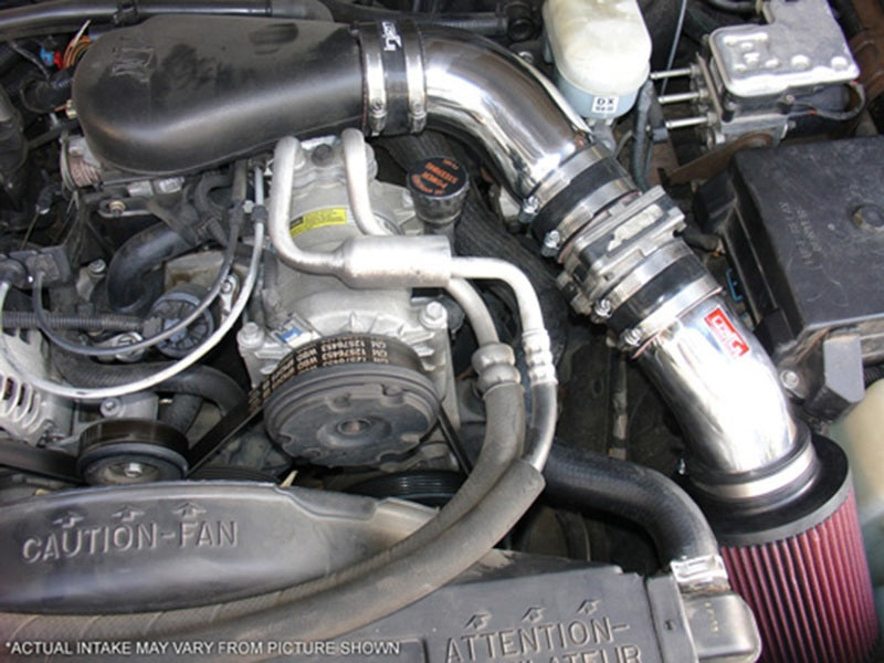 Injen Power-Flow Cold Air Intake - Chevrolet S10 / Blazer / GMC Sonoma / Jimmy 4.3L 1996-2005 - Wrinkle Black, view 4