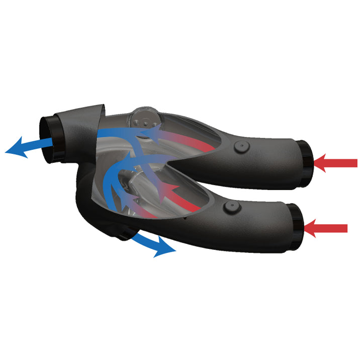Injen Power-Flow Cold Air Intake - Ford F-150 V6-3.5L Twin Turbo 2015-2025 - Race Blue, view 4