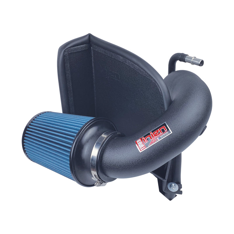 Injen Power-Flow Cold Air Intake - Ford Ranger L4-2.3L Turbo 2019-2023 - Wrinkle Black