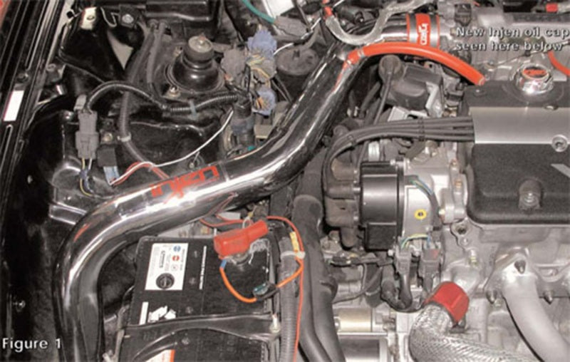 Injen RD Series Cold Air Intake - Honda Prelude, Mitsubishi Lancer 1997-2004 - Polished, view 5