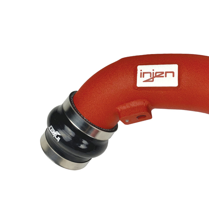 Injen SES Wrinkle Red Intercooler Charge Pipe Kit - Audi S4 / S5 (B9) 2018-2021, view 4