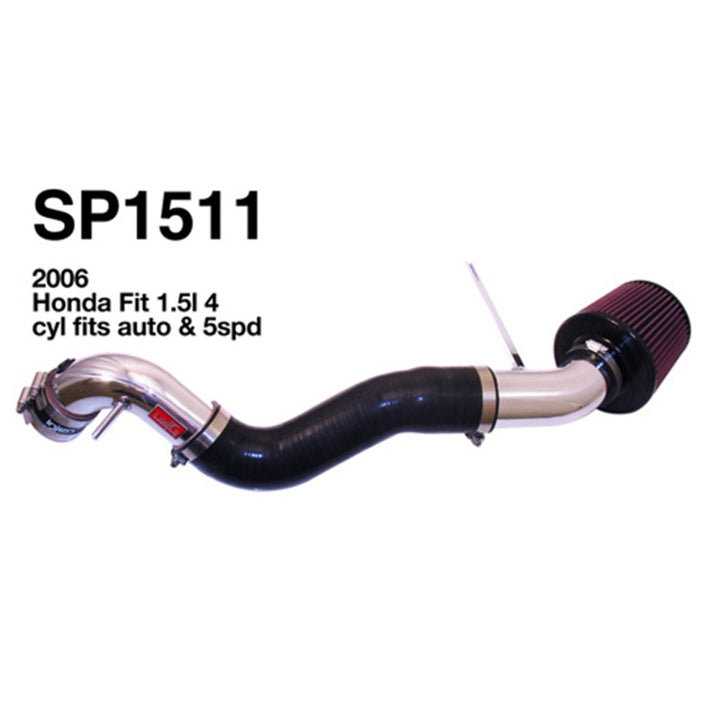 Injen SP Series Cold Air Intake - Honda Fit 2007-2008 - Polished
