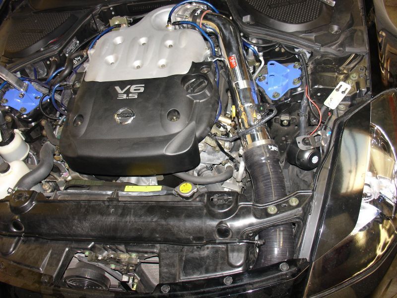 Injen SP Series Cold Air Intake - Nissan 350Z 2003-2006 - Polished, view 5