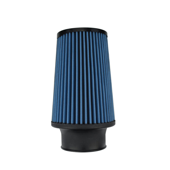 Injen SuperNano-Web Dry Air Filter - 3in Flange ID / 5in Base / 7in Media Height / 4in Top - 45 Pleats
