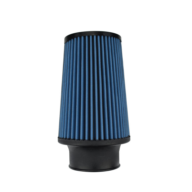 Injen SuperNano-Web Dry Air Filter - 3in Flange ID / 5in Base / 7in Media Height / 4in Top - 45 Pleats